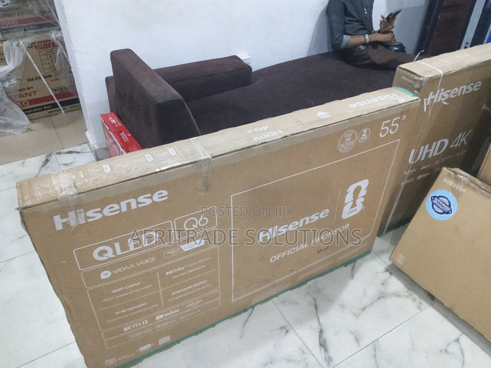 Hisense 55' Qled Smart Entertainment, Smarter Living