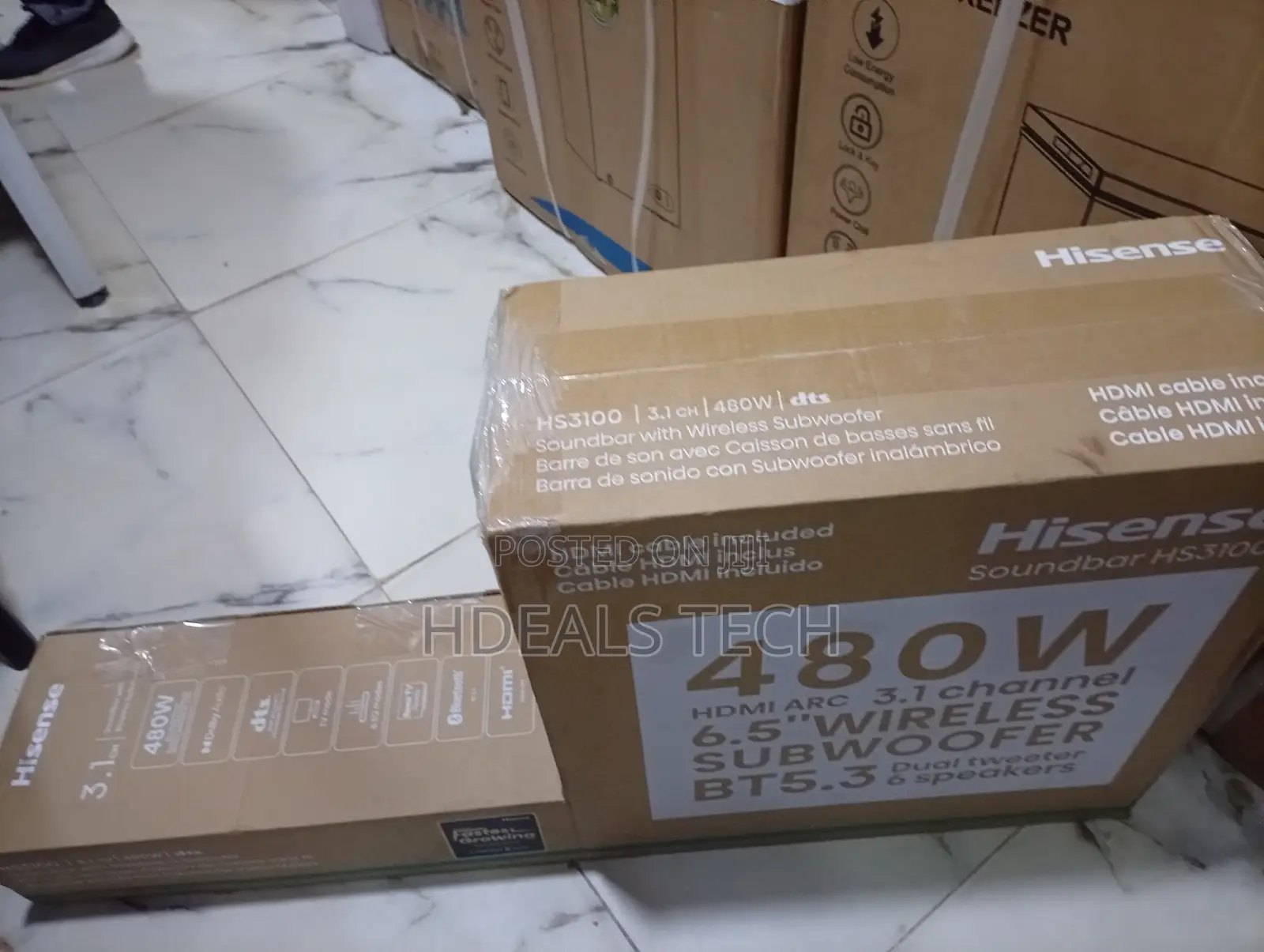 Hisense 480w Sound Bar – Fully Functional and Active at Party