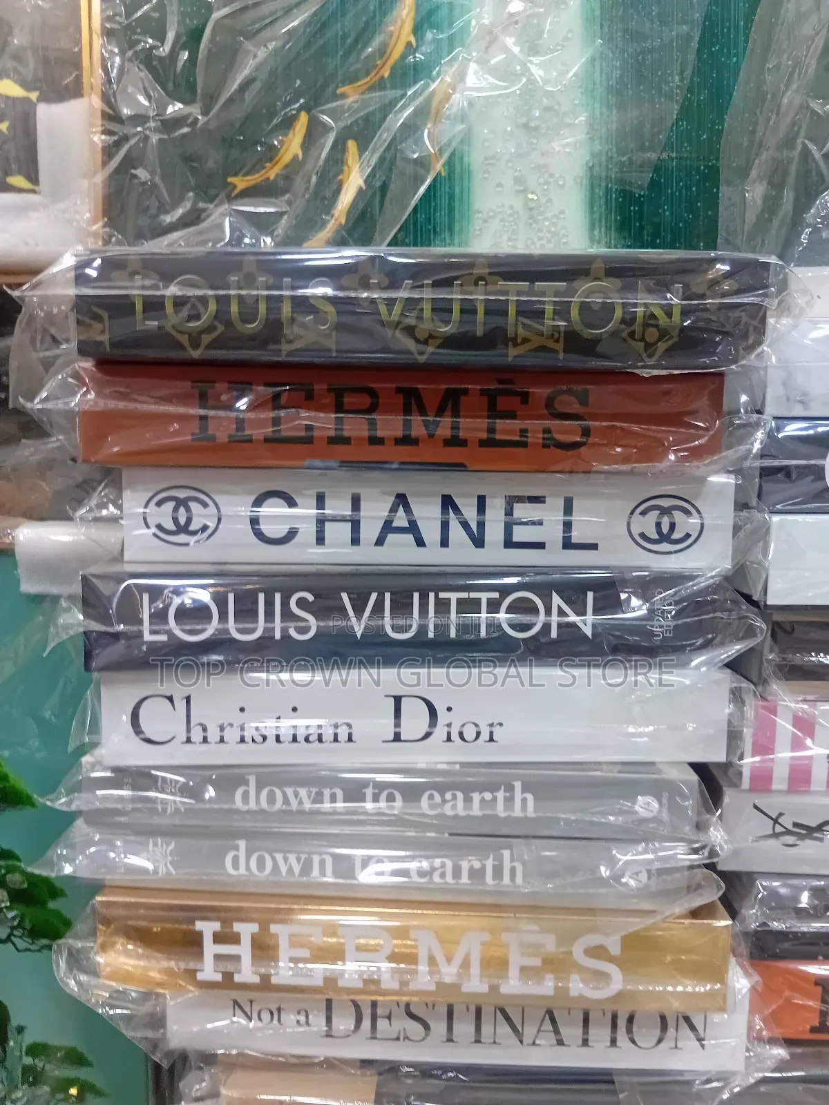 Fashion Luxury Fake Book for Living Room