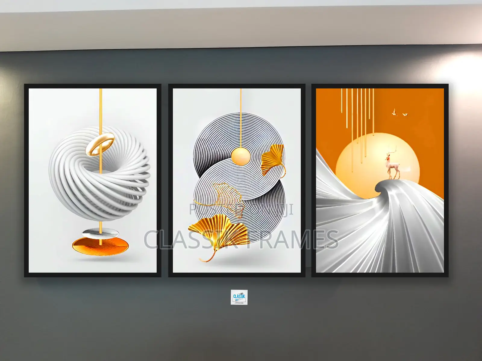 Hendu Abstract Digi Painting Wallart