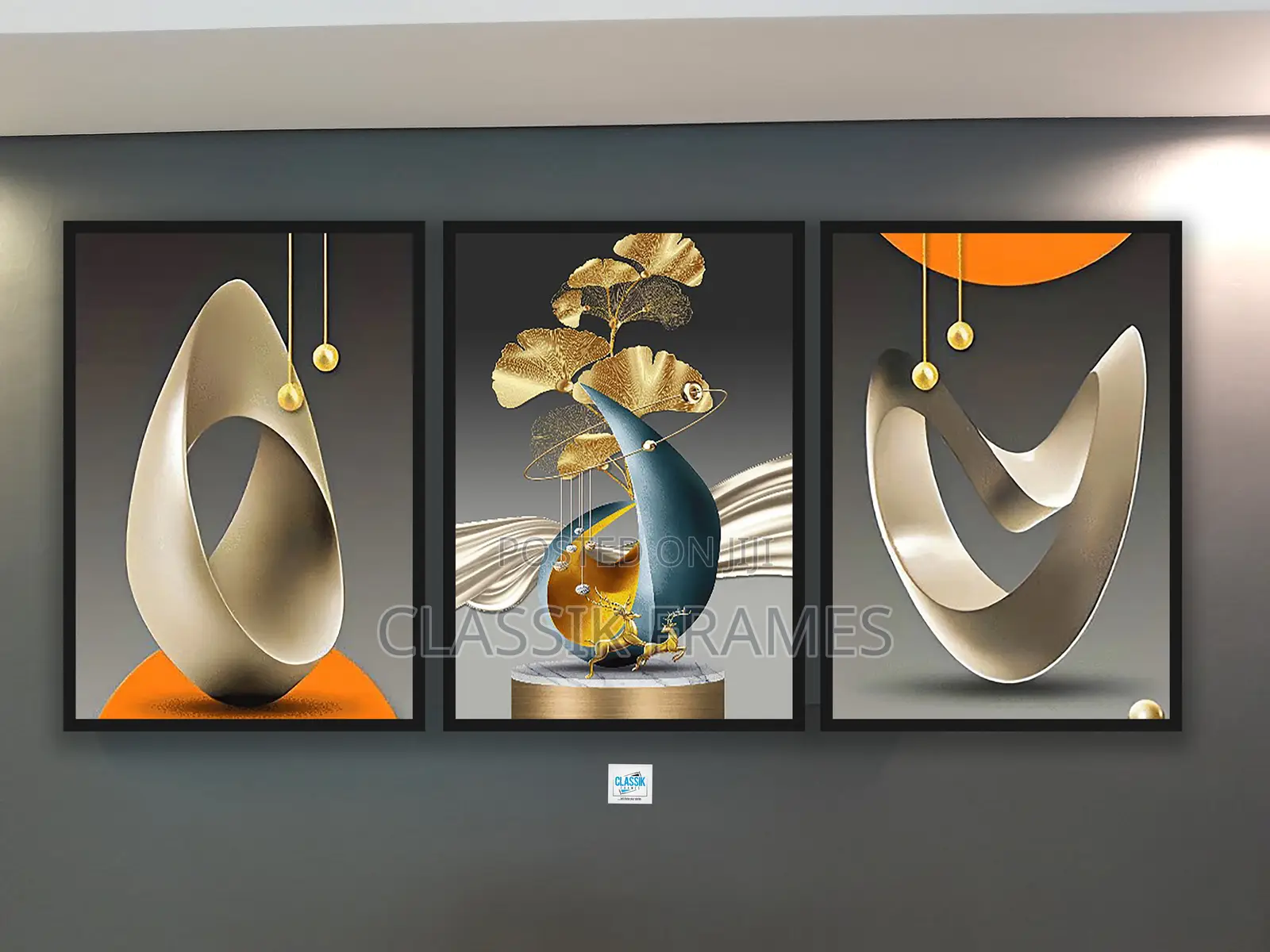 Hendu Abstract Digi Painting Wallart