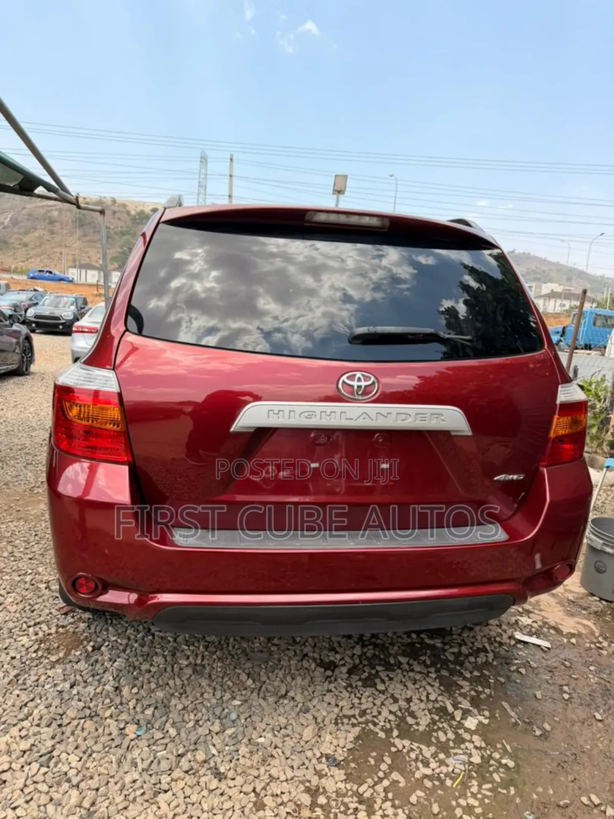 Toyota Highlander Sport 2010 Maroon