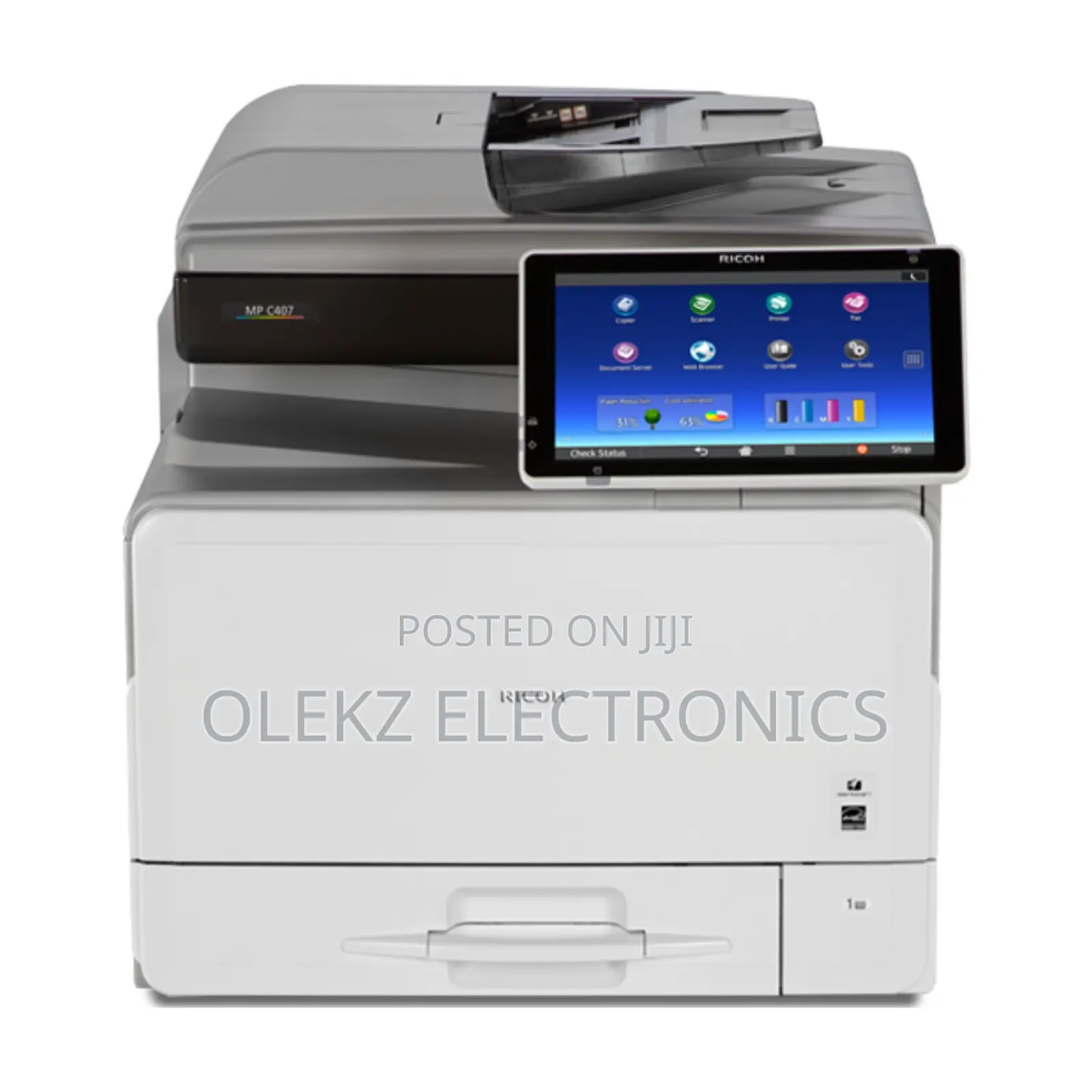 Ricoh Mp C407 A4 Uk Used Colour Laser Printer