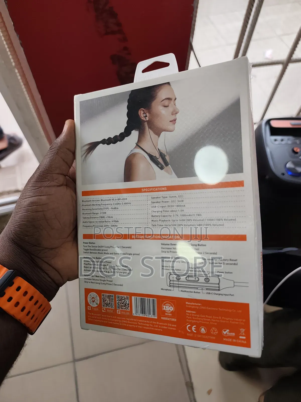 Ldnio No5 Neckband Bluetooth Earbuds