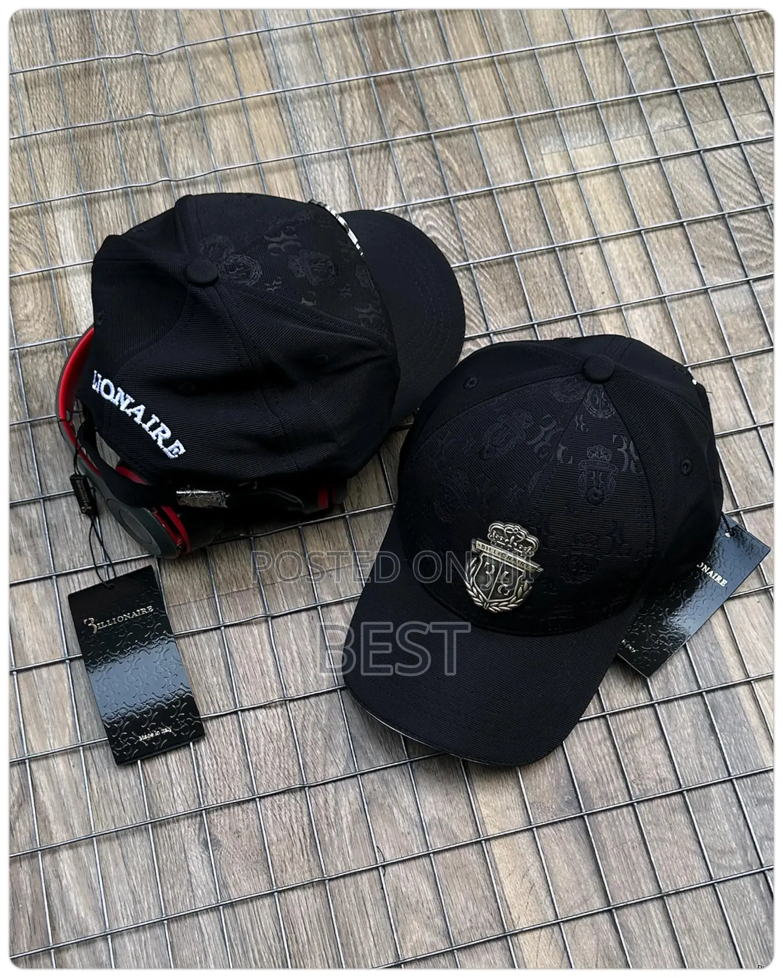 Classic Luxury Billionaire Turkey Face Caps