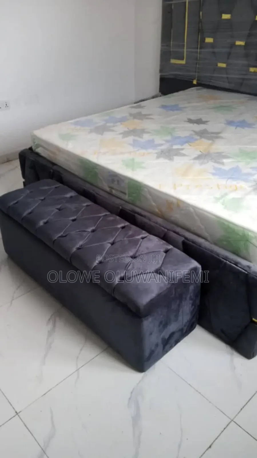 Extension Bedframe of 6by6 With Bedside