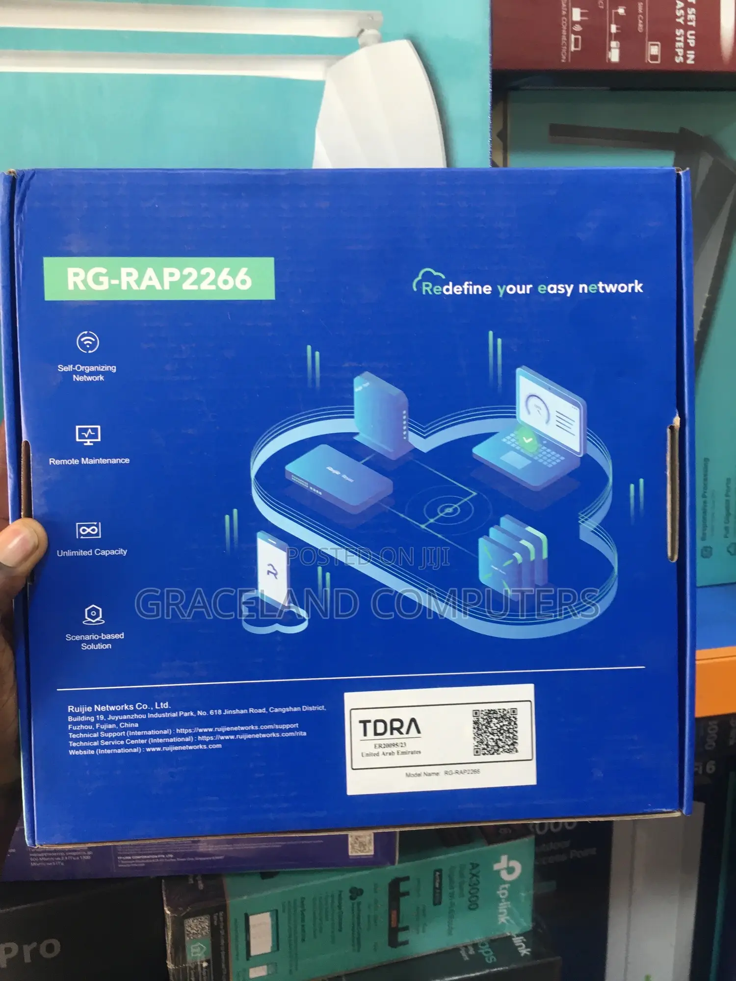 Ruijie Rg-Rap2266, Wi-Fi 6 Ax3000 Indoor Ceiling-Mount Access Point