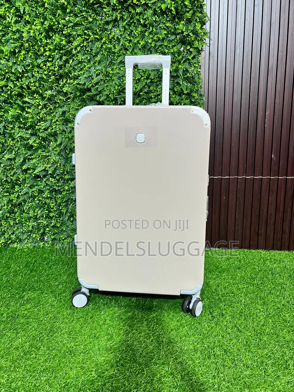 3-Piece Beige Hard Shell Travel Luggage Set