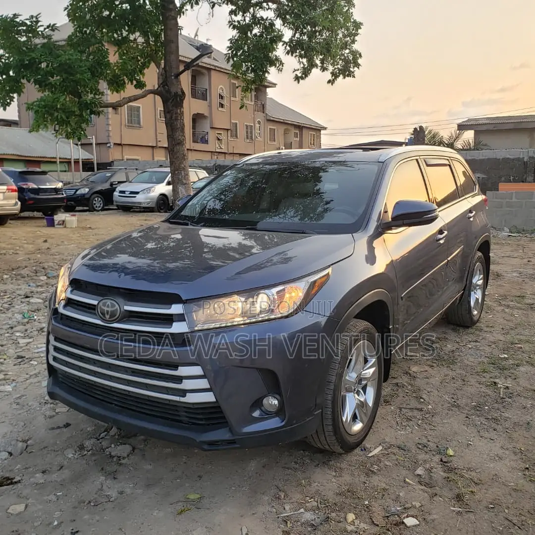 Toyota Highlander Limited 4x4 V6 (3.5L 6cyl 8A) 2018 Blue