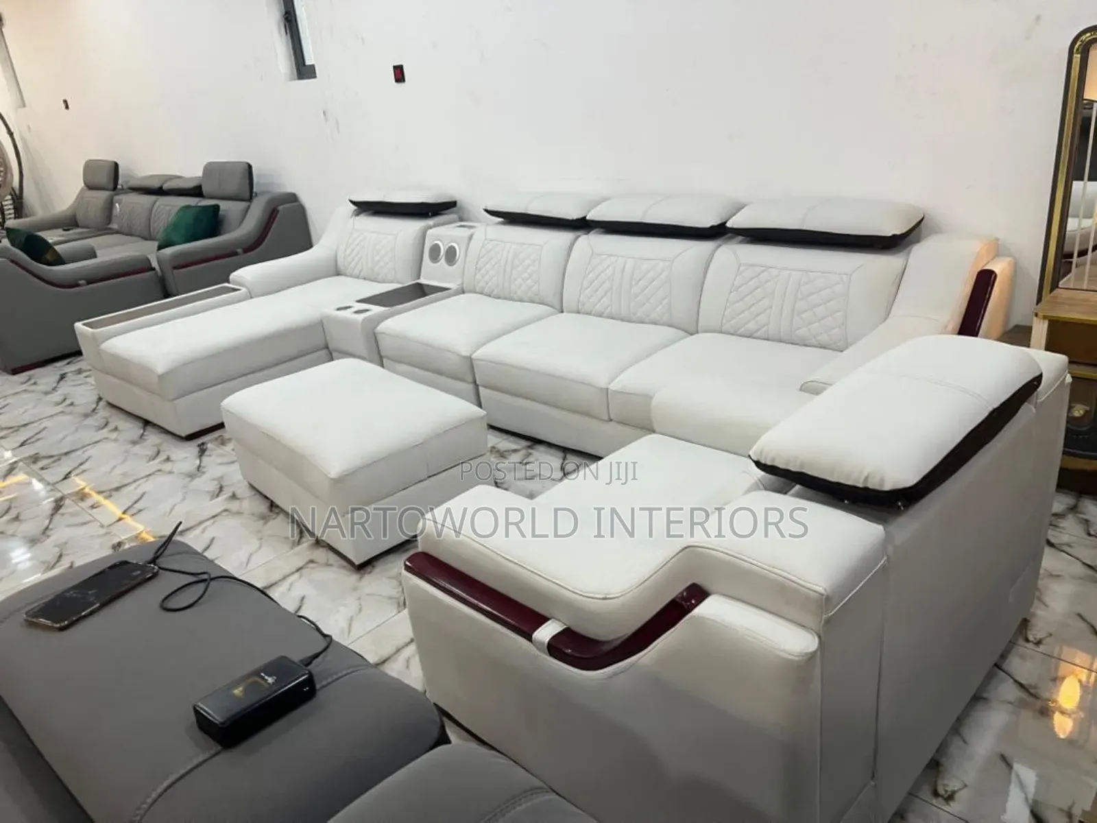 High Quality Luxury Imported L Shape Sofa Chair Available Now