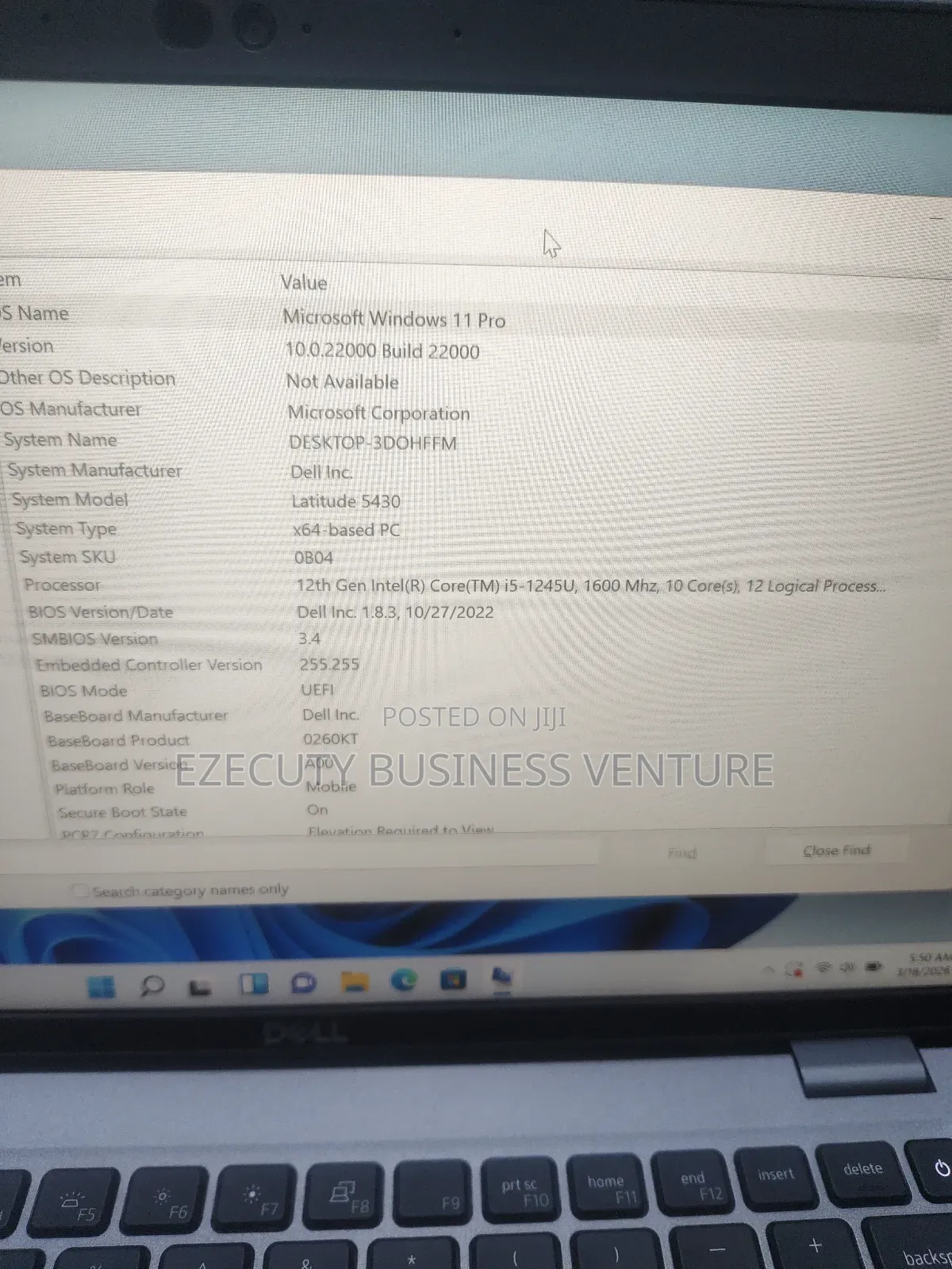 Laptop Dell Latitude 5430 16GB Intel Core i5 SSD 256GB