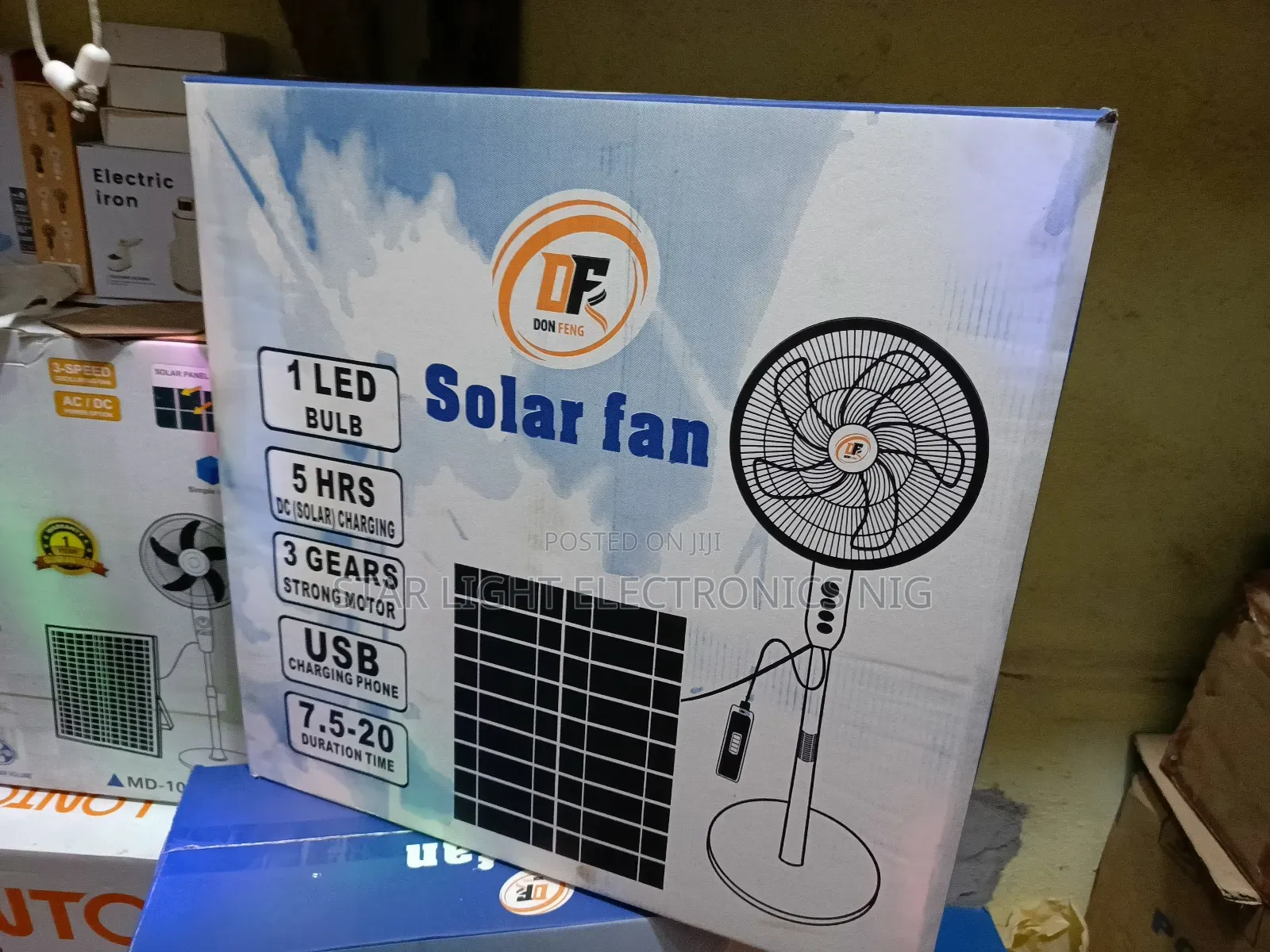 Solar Panels & Rechargeable Fan+Bulb