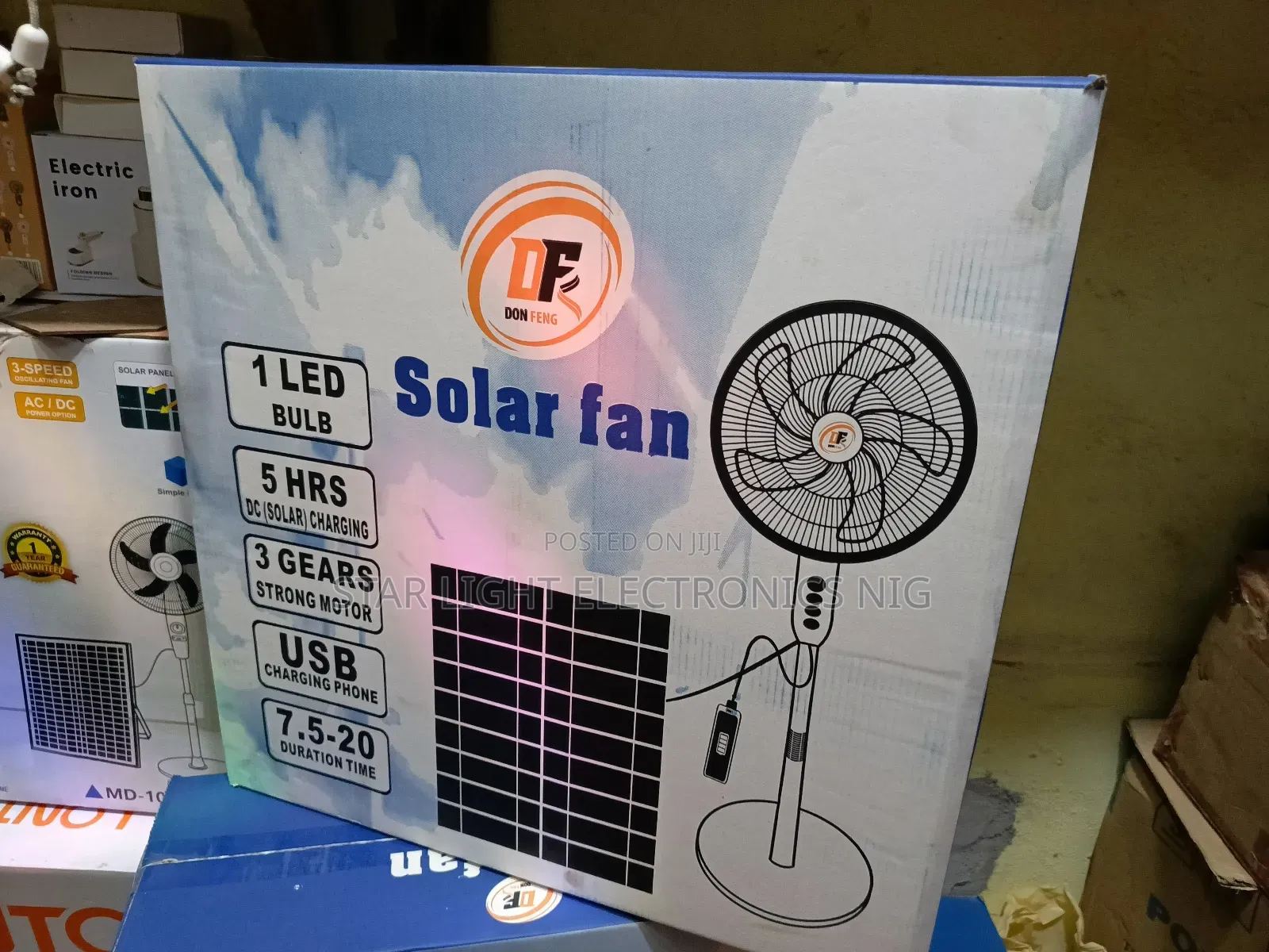 Solar Panels & Rechargeable Fan+Bulb