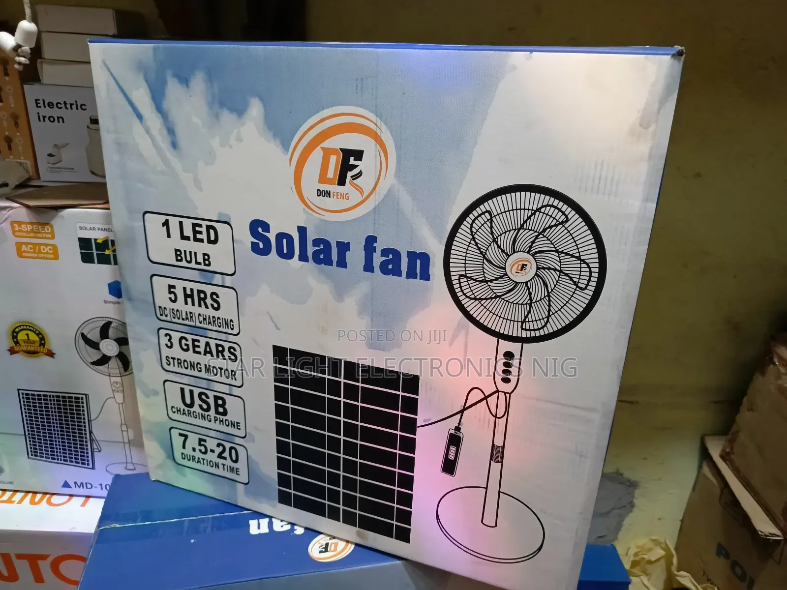 Solar Panels & Rechargeable Fan+Bulb