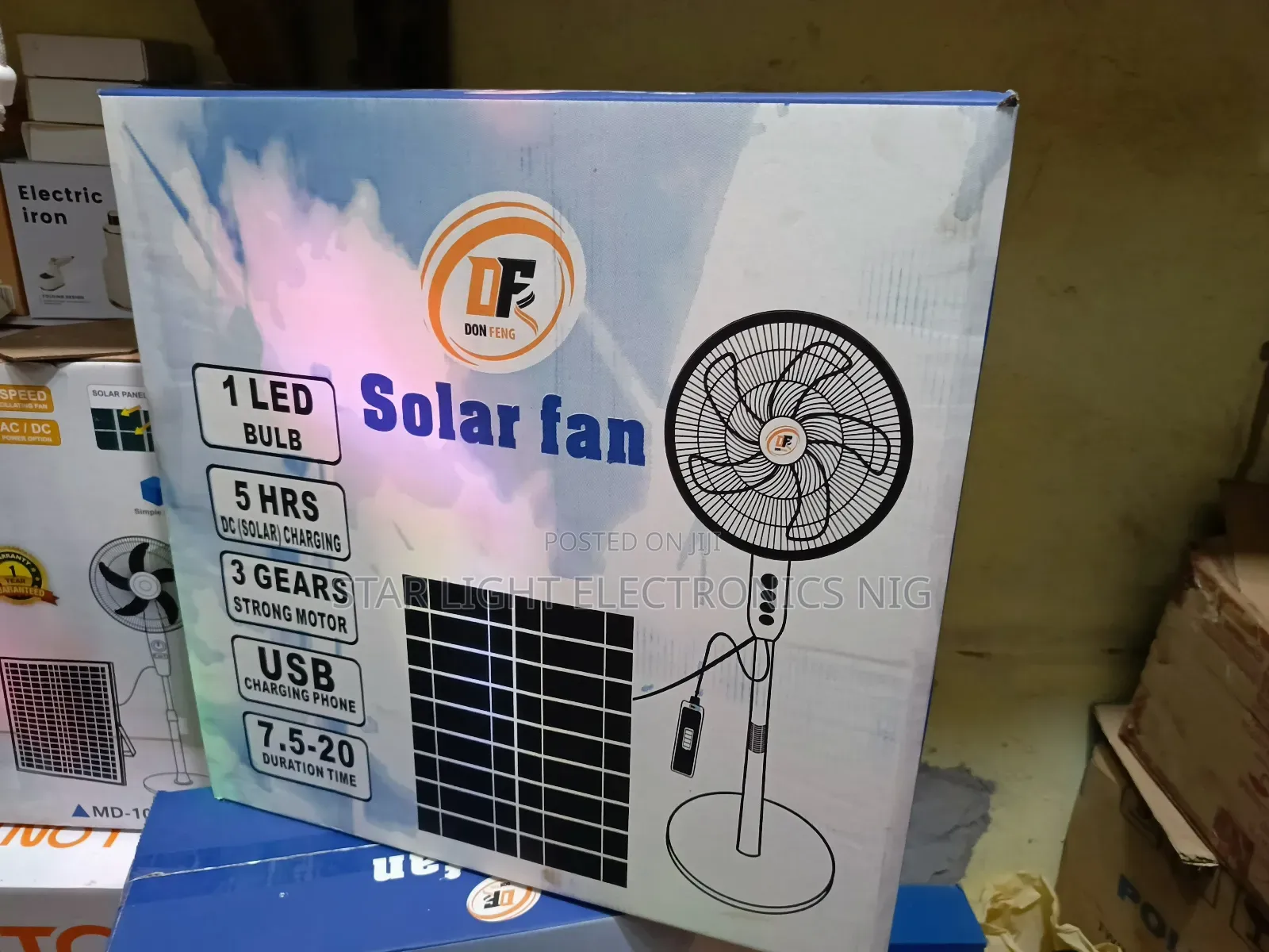 Solar Panels & Rechargeable Fan+Bulb