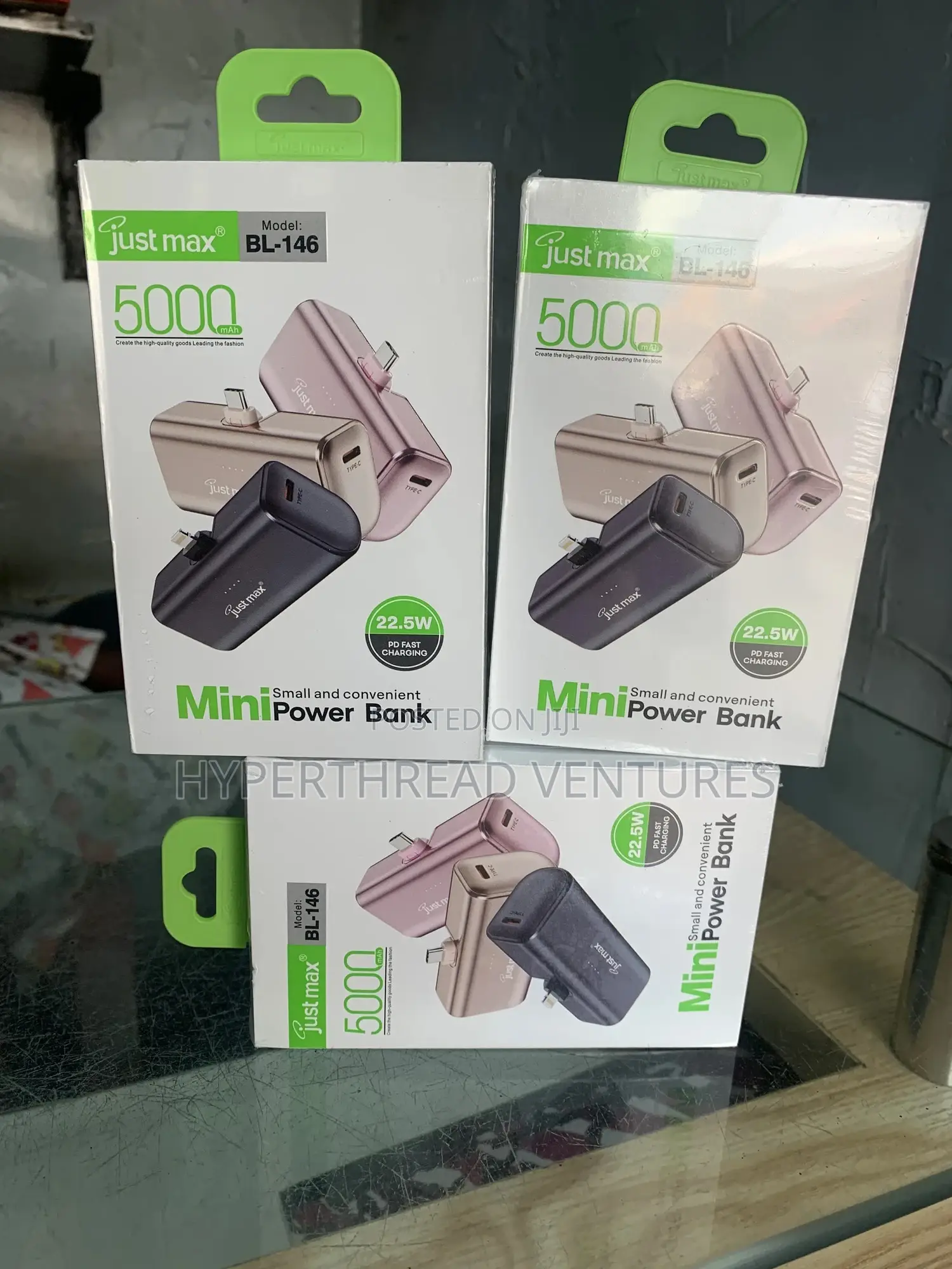 Just Max Bl-146 5000mah Mini Power Bank 22.5w Fast Charging
