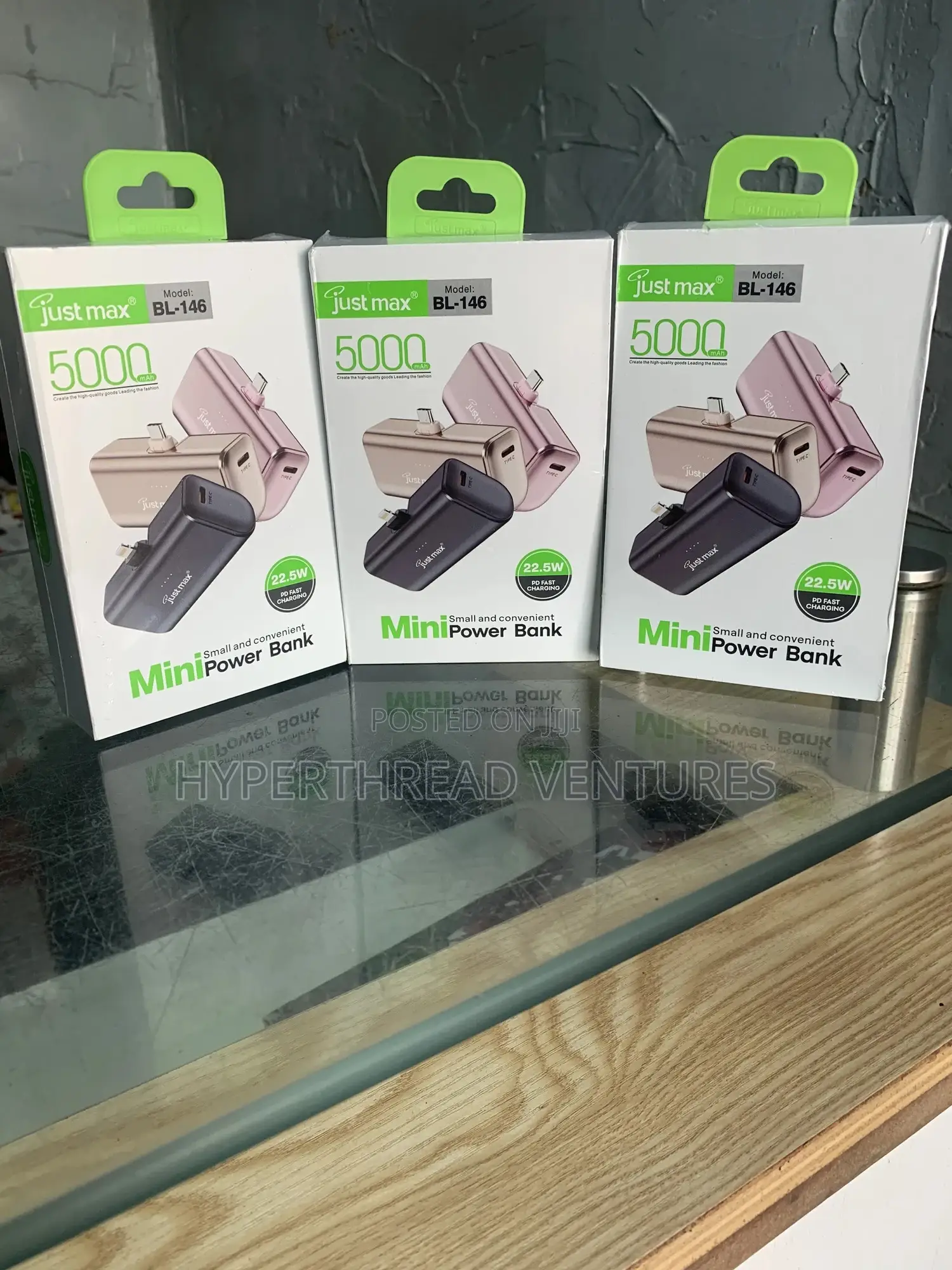 Just Max Bl-146 5000mah Mini Power Bank 22.5w Fast Charging