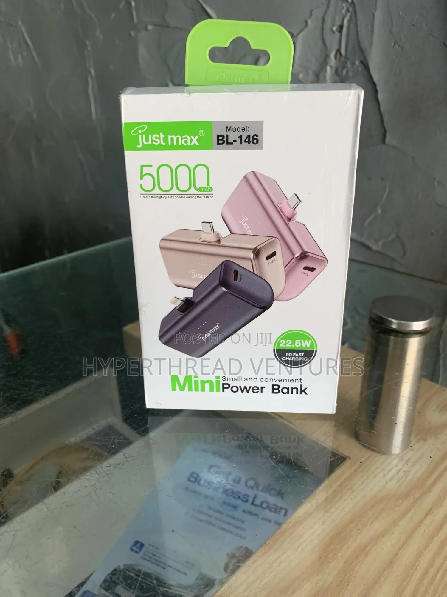 Just Max Bl-146 5000mah Mini Power Bank 22.5w Fast Charging