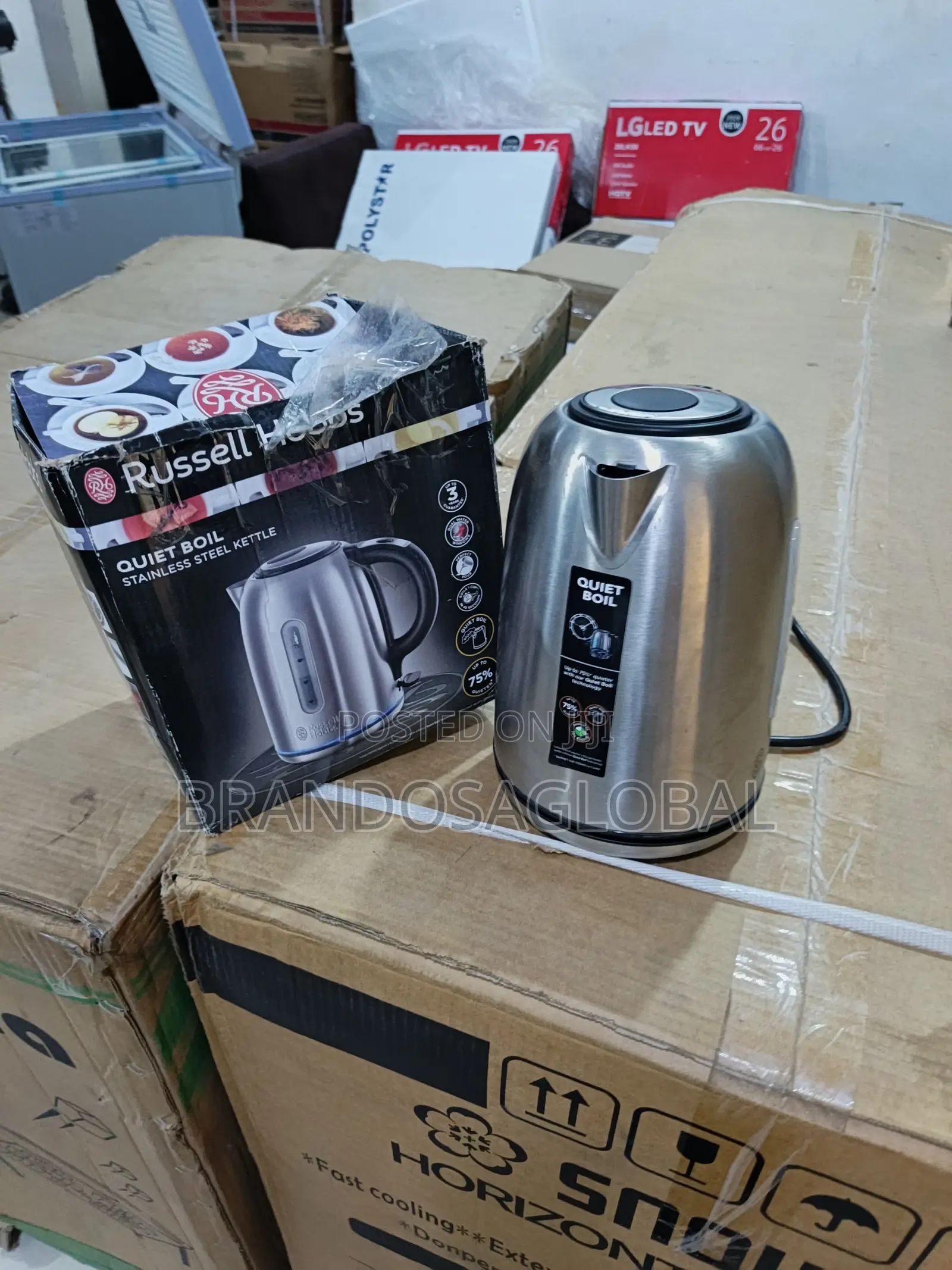 Russell Hobbs Stainless Steel Kettle – Efficient Home Water Heater