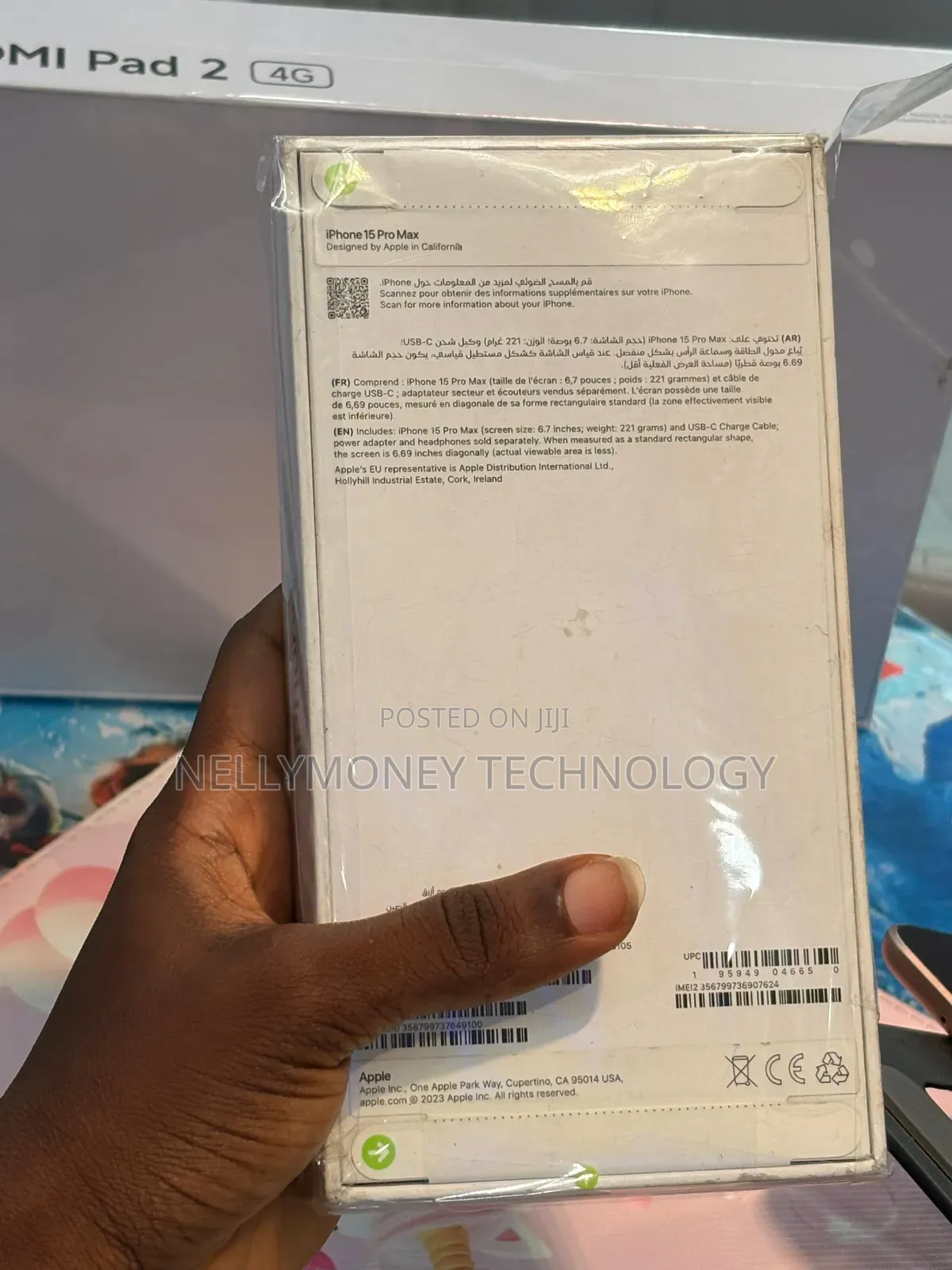 New Apple iPhone 15 Pro Max 256 GB Blue