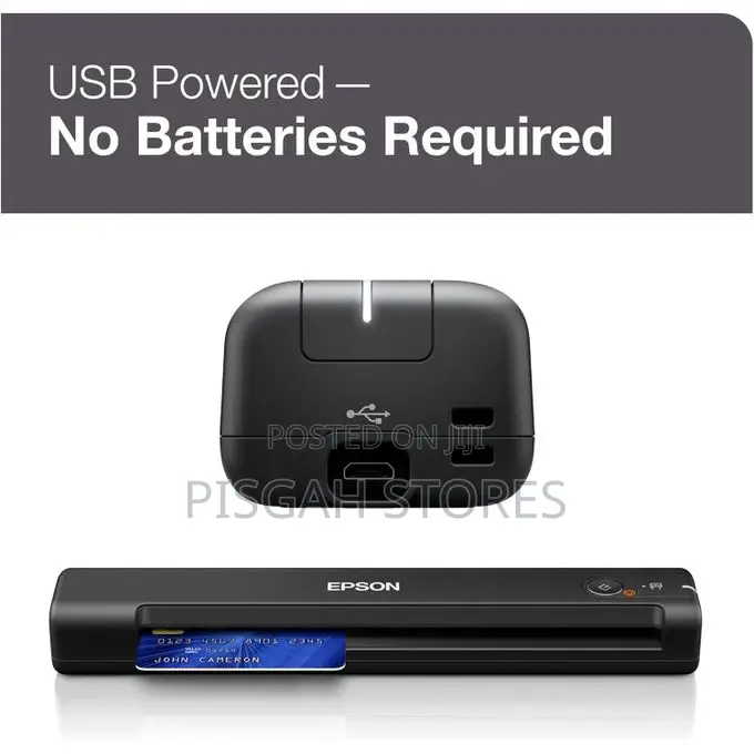 Epson Workforce Es-50 Ultra-Portable A4 Sheetfed Document Scanner