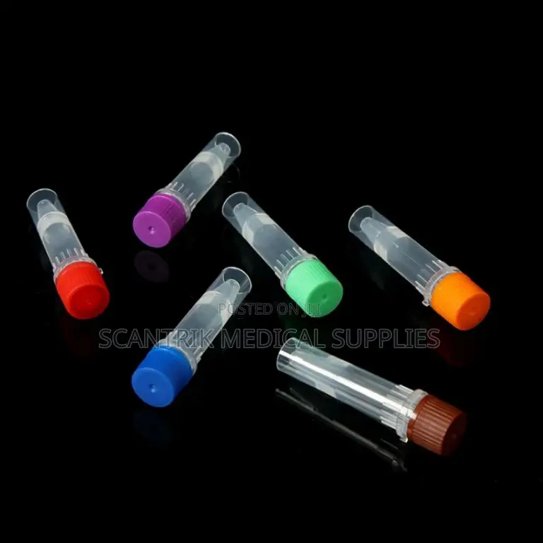 Cryotube With Internal Cap for Secure Sample Handling