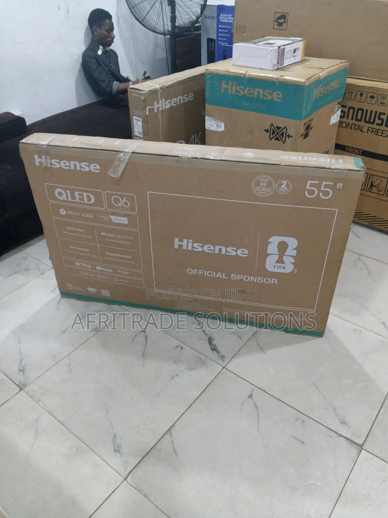 Hisense 55 Qled Smart Tv, Smarter Lifestyle