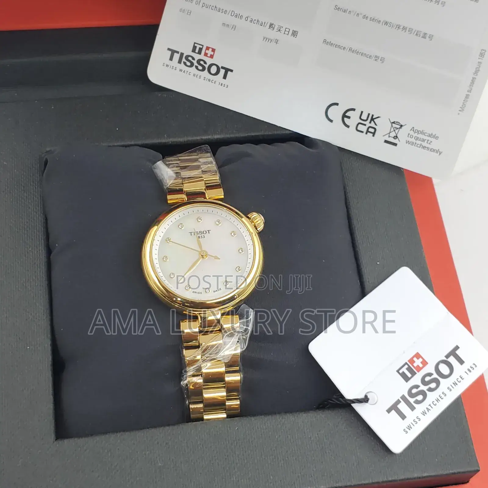 Tissot Luxury Stainless Steel Female Wristwatches