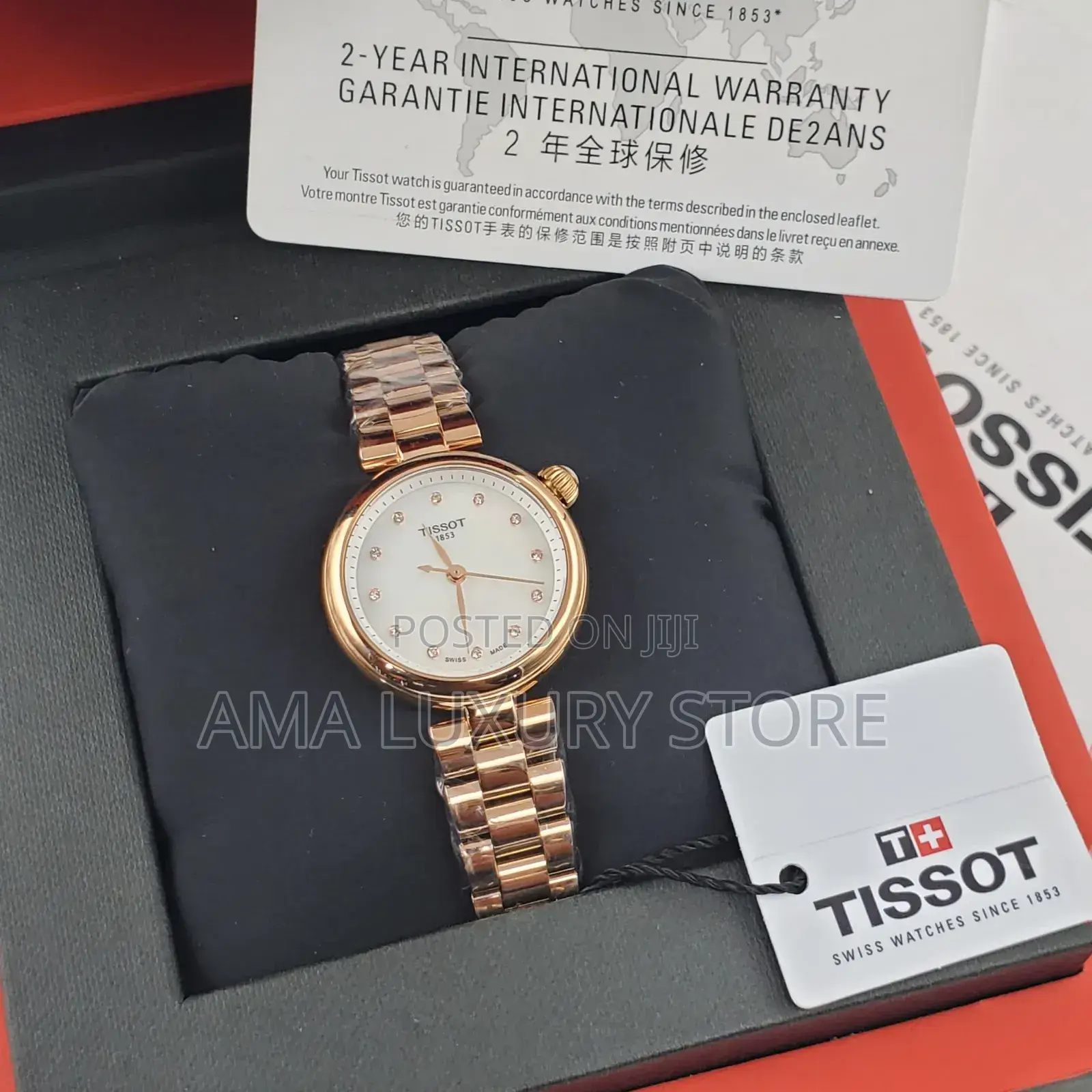 Tissot Luxury Stainless Steel Female Wristwatches