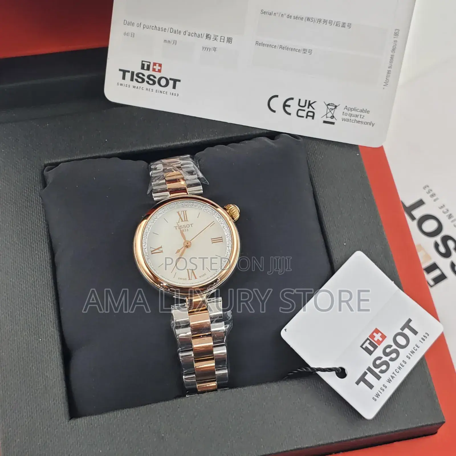 Tissot Luxury Stainless Steel Female Wristwatches