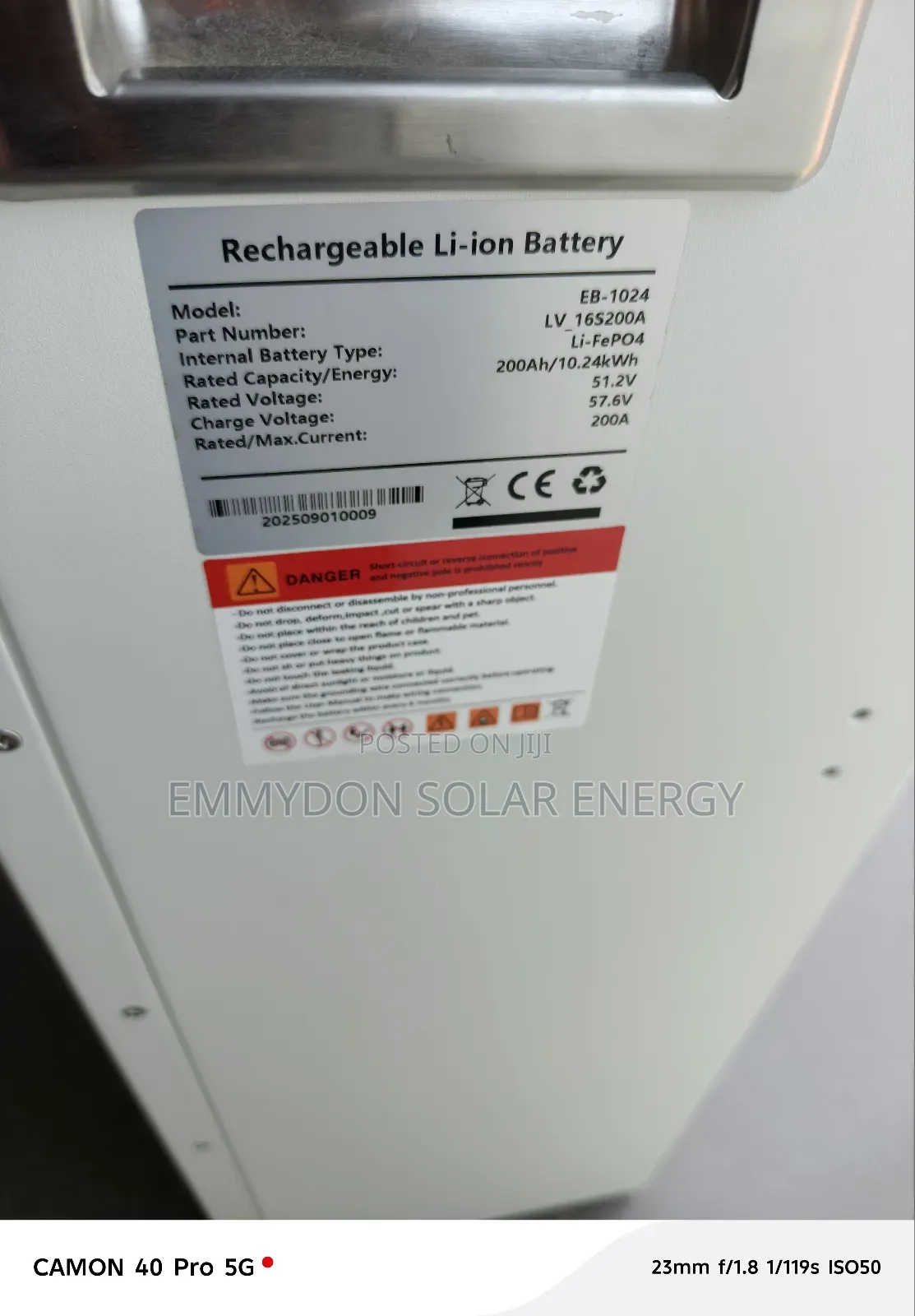 Luxsun Lithium Iron Battery 10.24kwh 48v