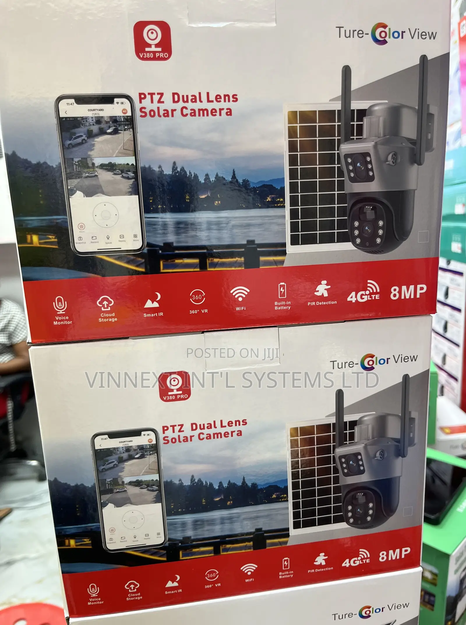 V380 Pro Solar Camera
