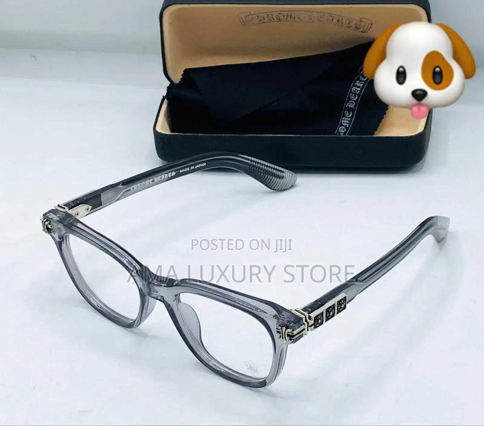 Chrome Heart Luxury Transparent Clear Glasses