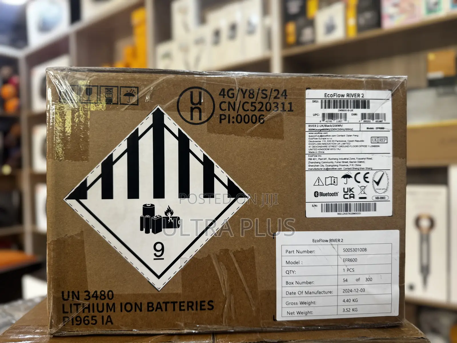 Ecoflow Portable Power Station River 2, 256wh Lifep04 Battery