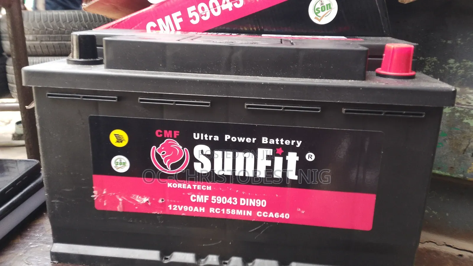 90amh Flat Battery
