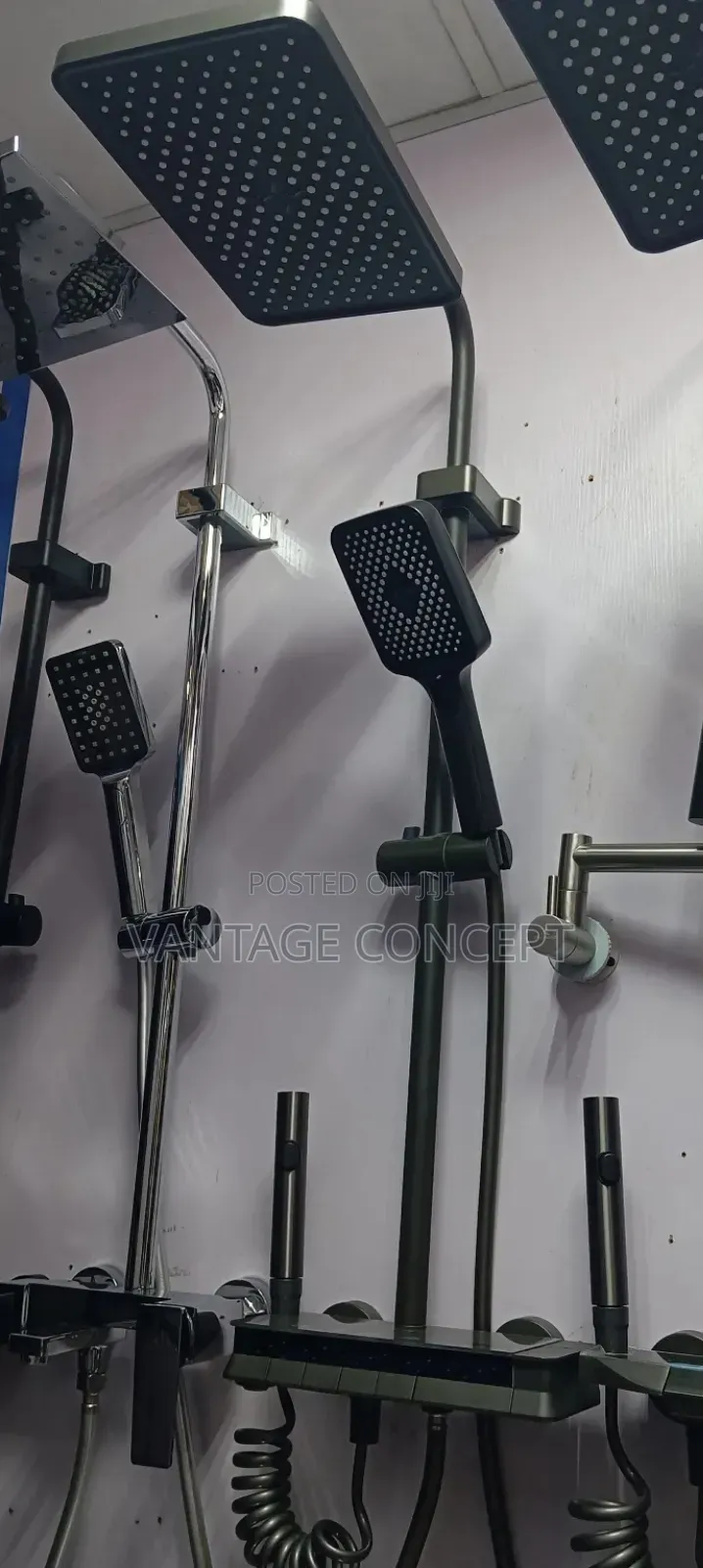New Modern Button Shower