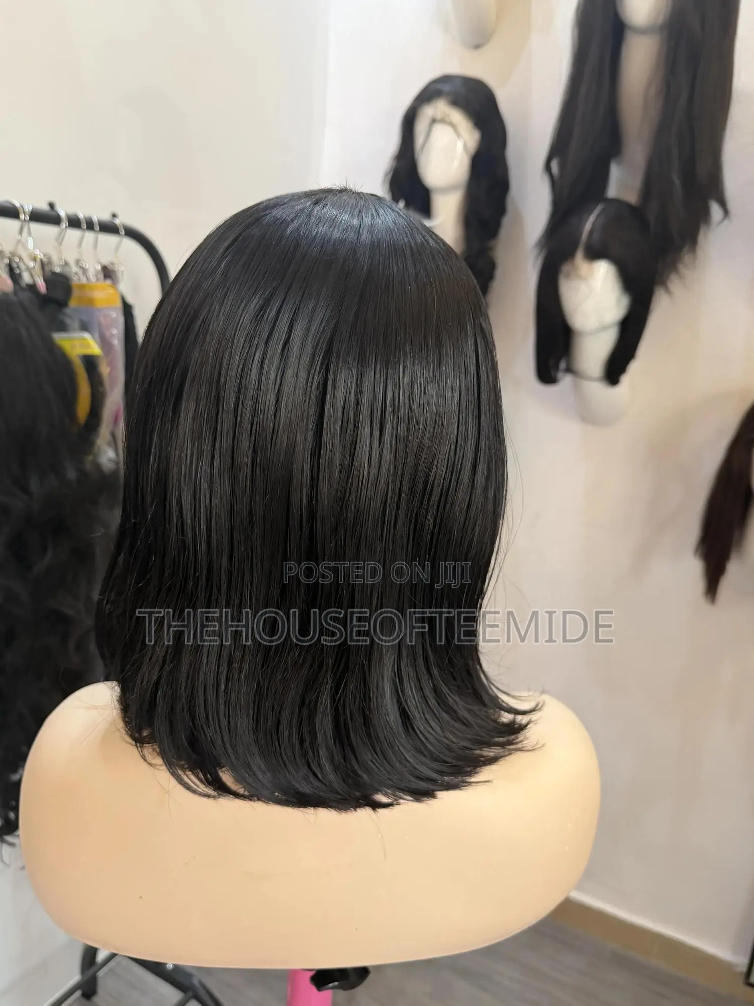 Short Fringe Wig 100% Human Hair.