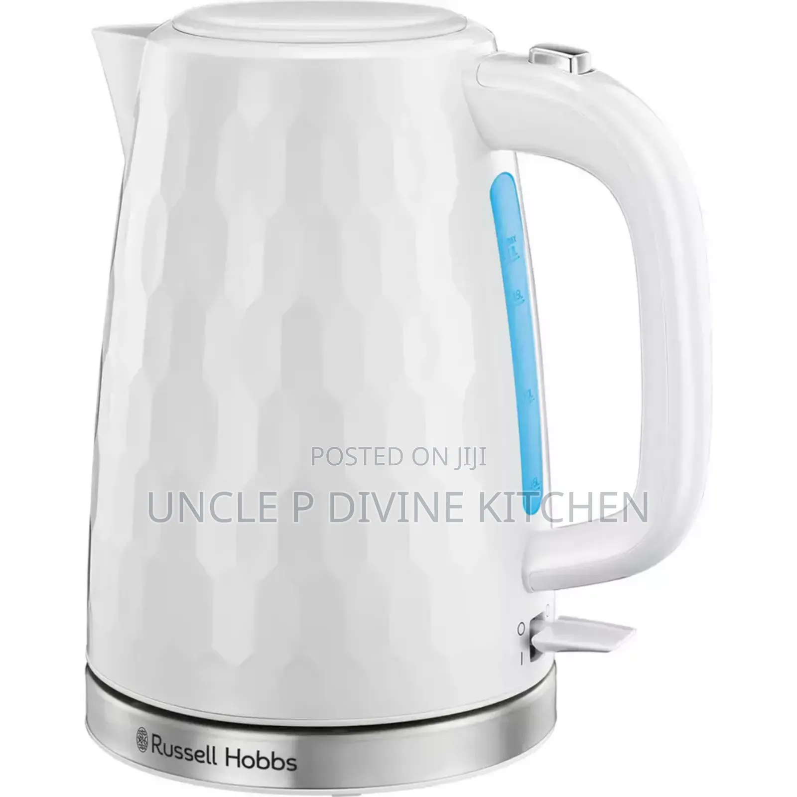 Russell Hubbs 1.7l Cordless Electric Kettle (Honeycomb) Fast Boil.