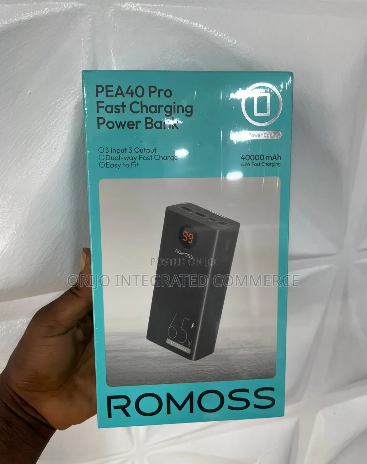Pea40 Pro 40000mah 65w Fast Charging Power Bank for Laptop and Others