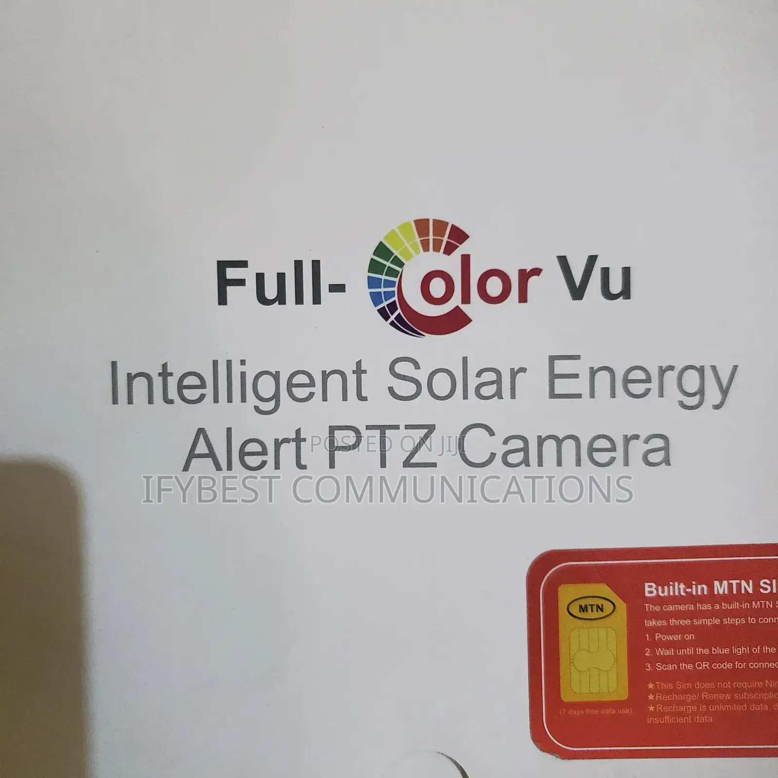 KCM Vision Intelligent Solar Energy Alert PTZ Camera.