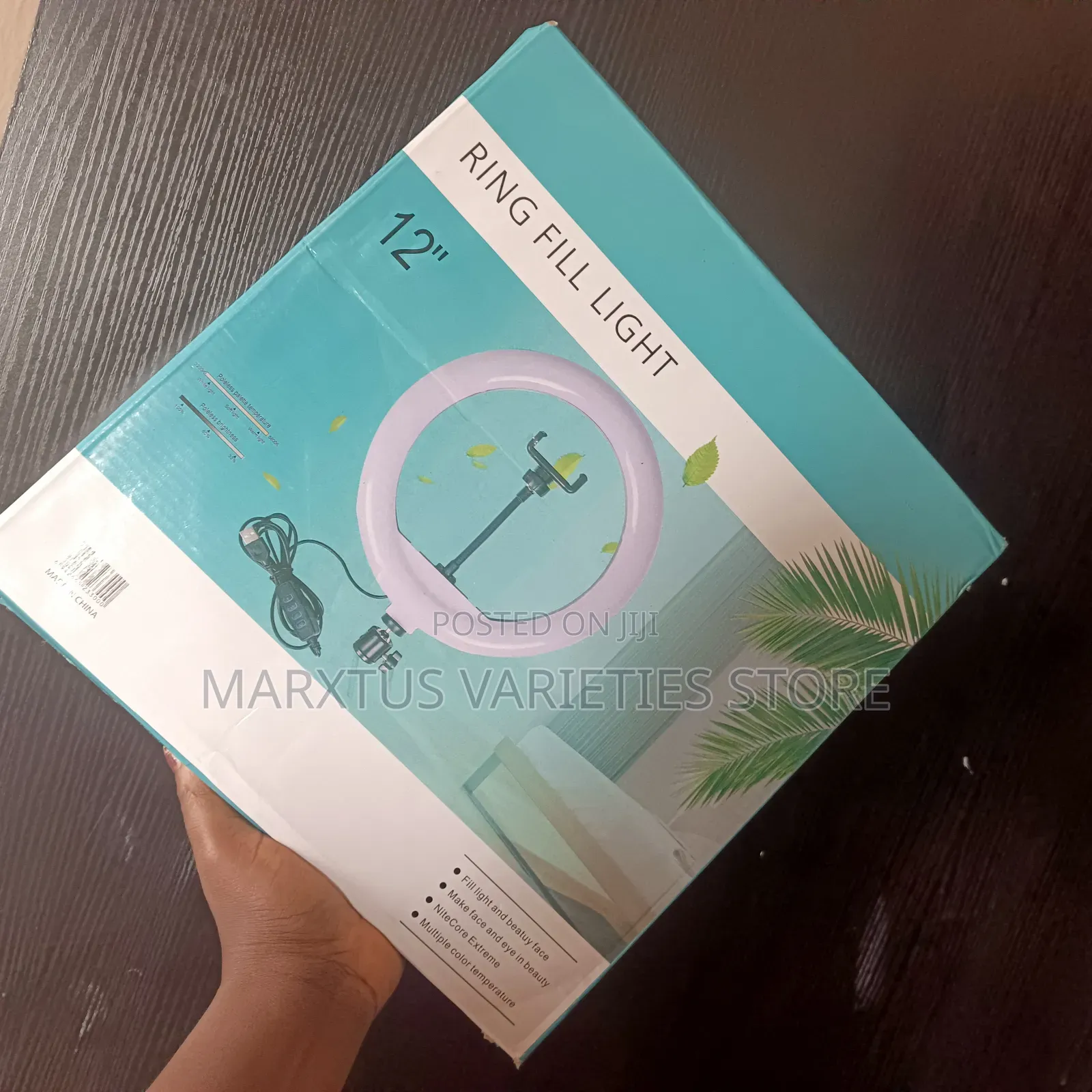 12inches Ringlight With 1 Phone Tripod Stand