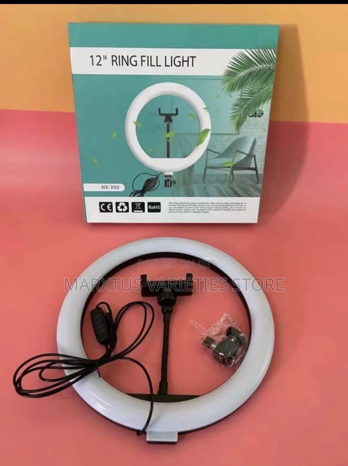 12inches Ringlight With 1 Phone Tripod Stand