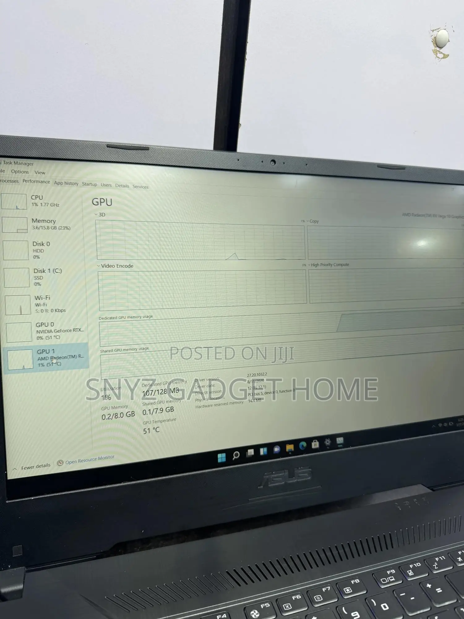 Laptop Asus TUF Gaming FX504 16GB AMD Ryzen 7 SSD 512GB