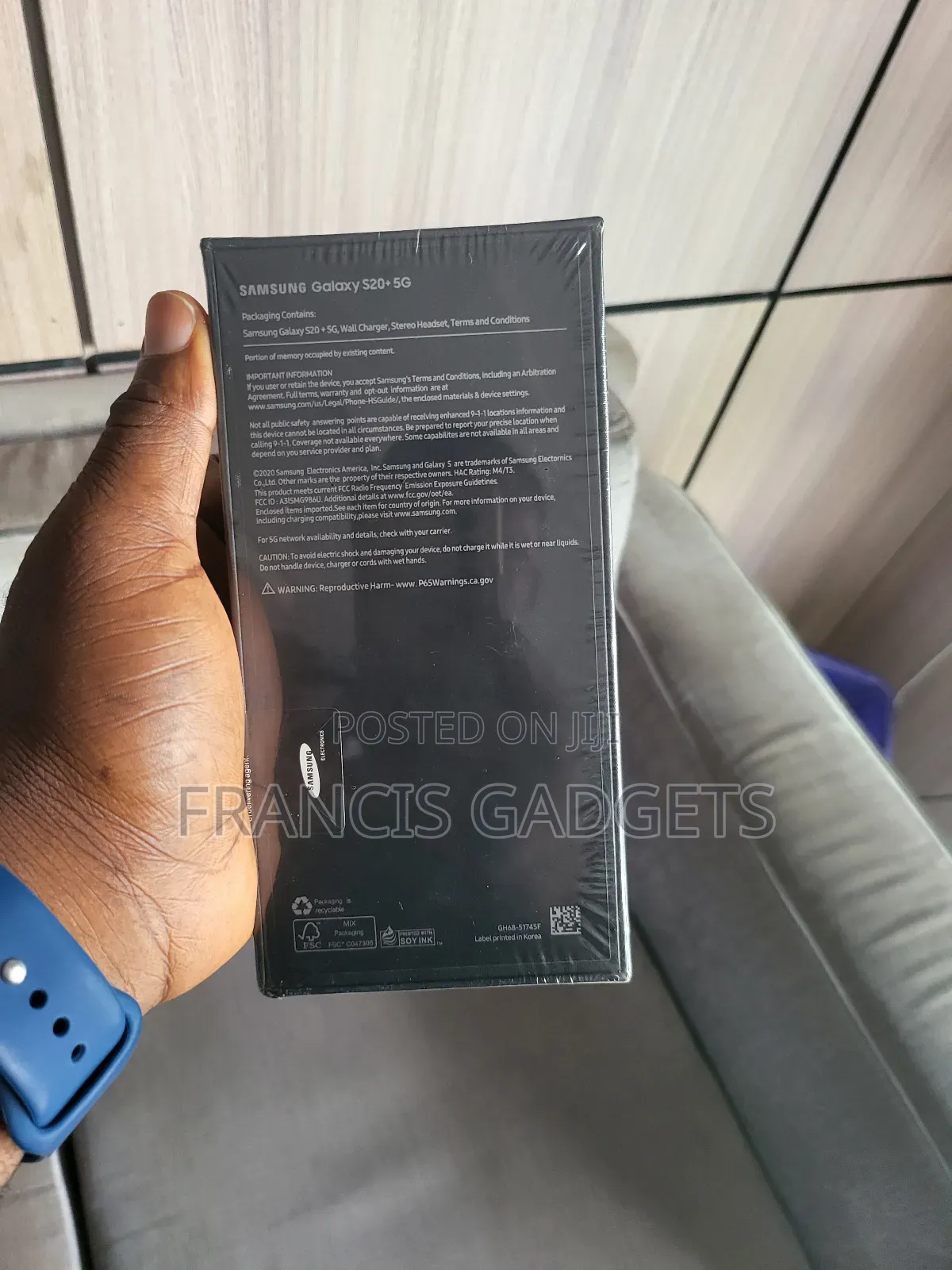 New Samsung Galaxy S20+ 5G 128 GB Black