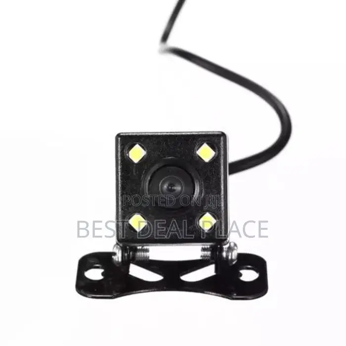Car Reverse Camera With Four Led Light Night Vision