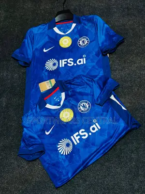 Original 25-26 Chelsea Home With Sponsor and Word Championship Badge