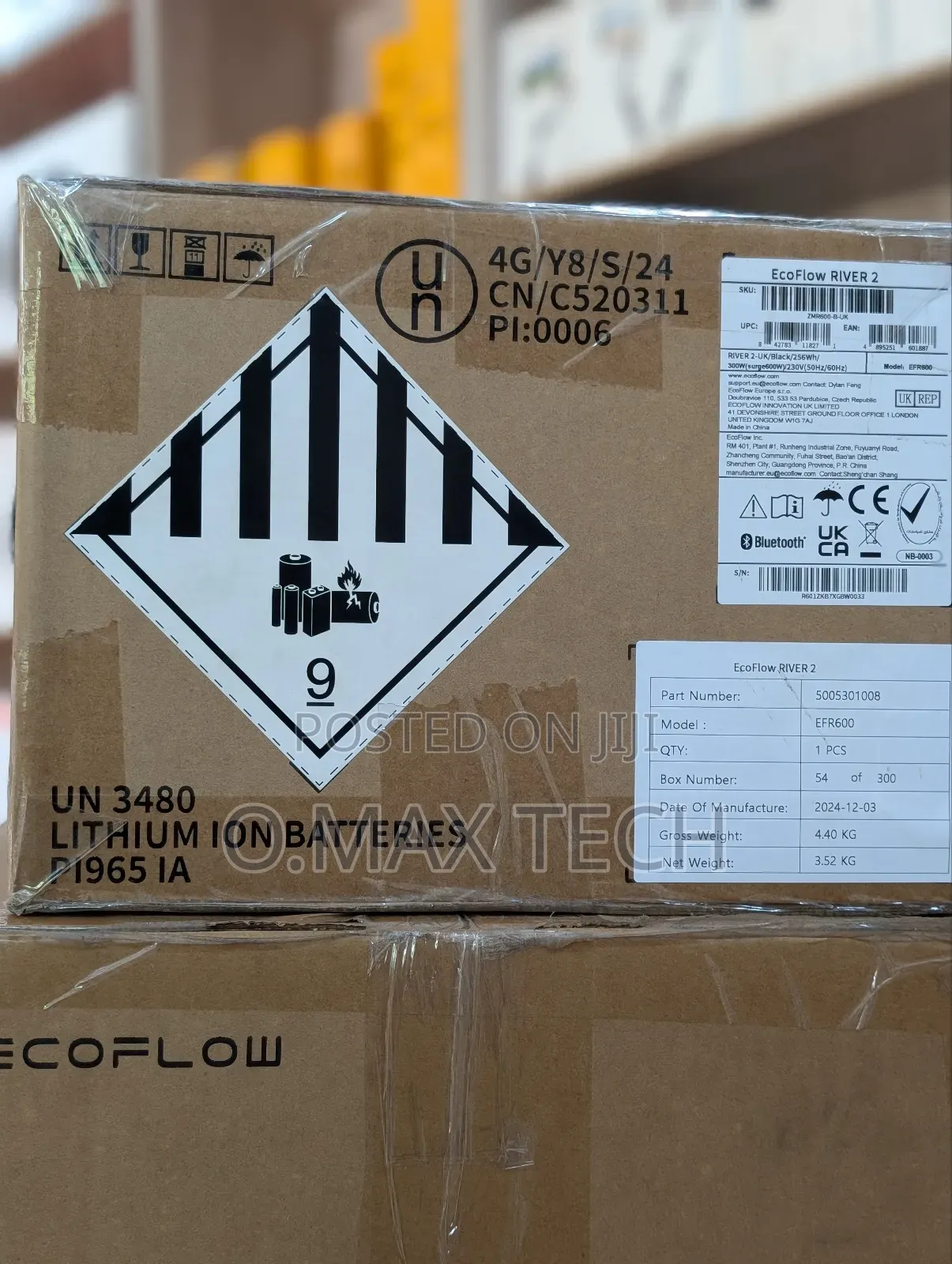 Ecoflow Portable Power Station River 2, 256wh Lifep04