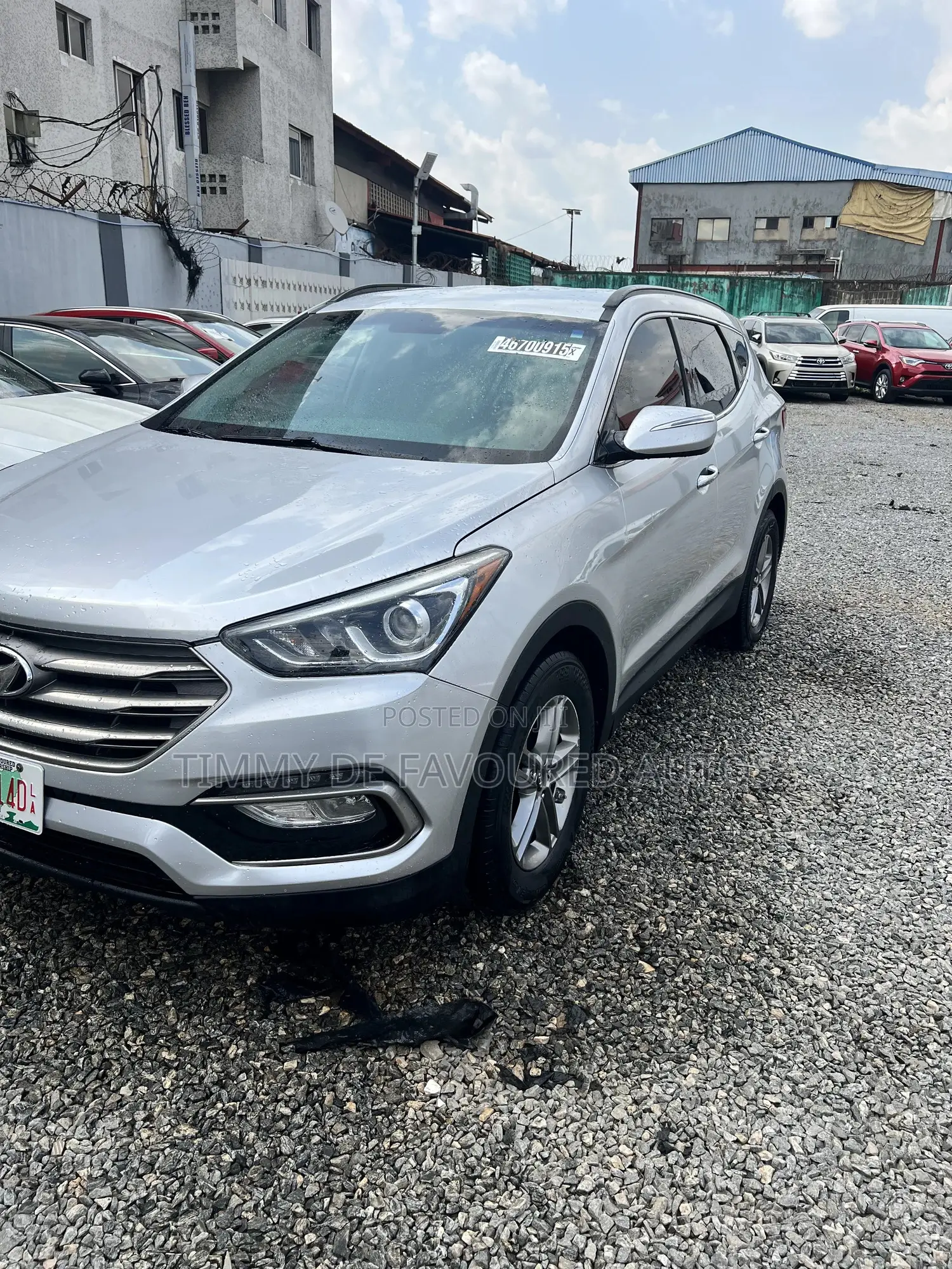 Hyundai Santa Fe SE FWD 2016 Silver
