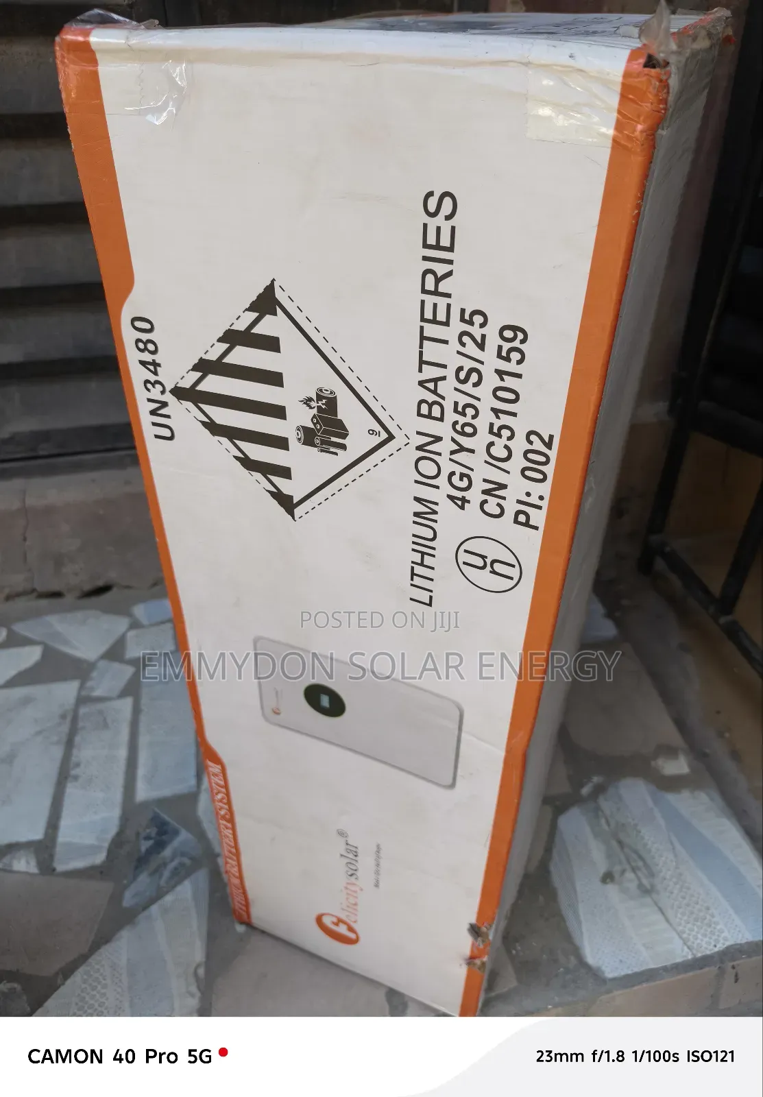 Felicity Lithium Iron Battery 7.5kwh 51.2v