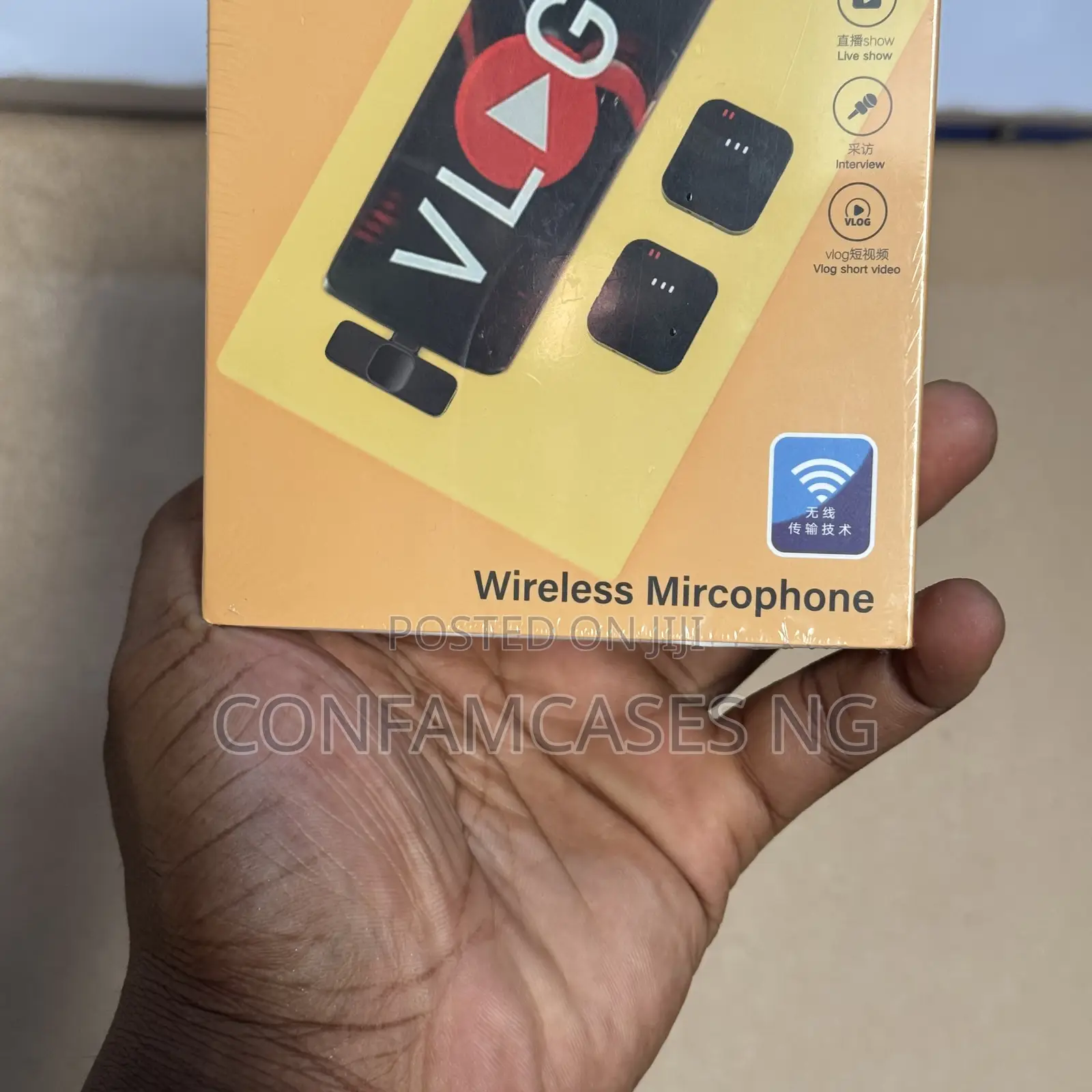 K 95 Vlog Wireless Noise Cancellation Dual Microphone Mic